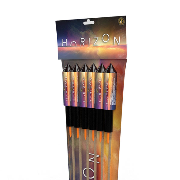 HORIZON ROCKETS 5 PACK BLACK GOLD yellow top