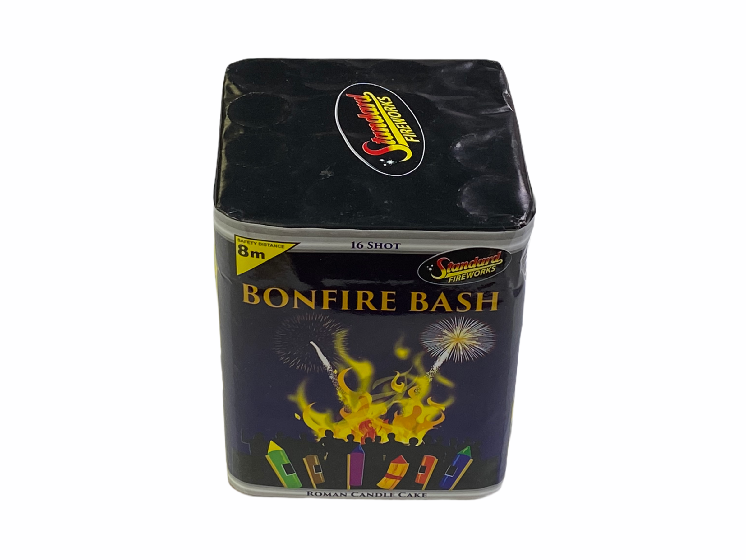 16 shot firework with 8m distance